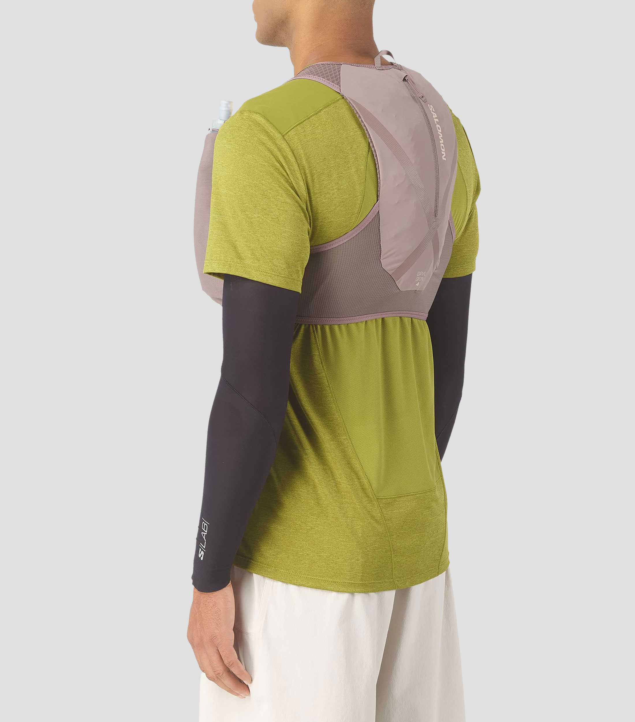 Chaleco tipo mochila para correr GRVL Skin 4 Hombre
